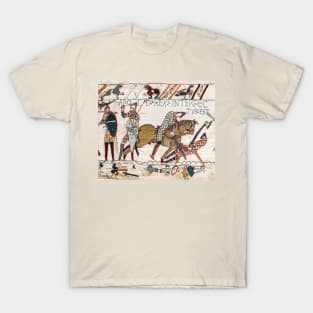 THE BAYEUX TAPESTRY ,The Death of King Harold at Battle of Hastings T-Shirt